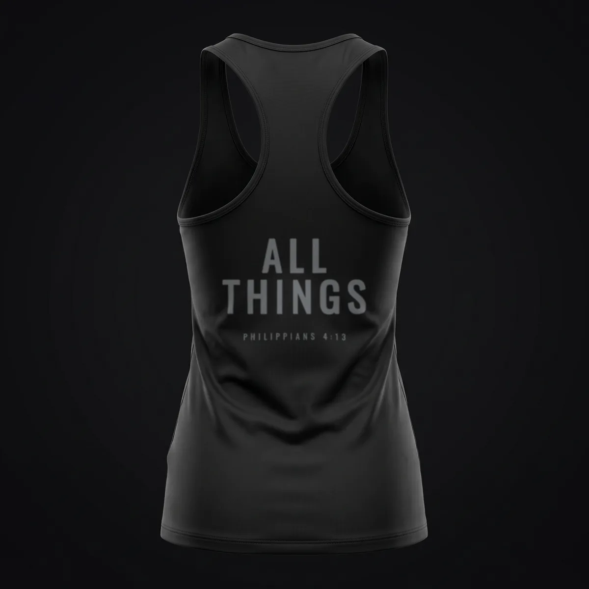 All Things Racerback Tank in Black — Endure Athletics
