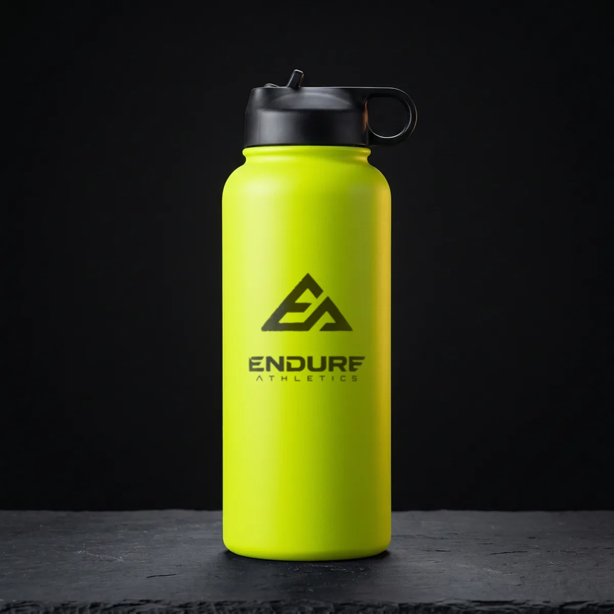 Bright Steel Bottle 32 oz in Volt — Endure Athletics