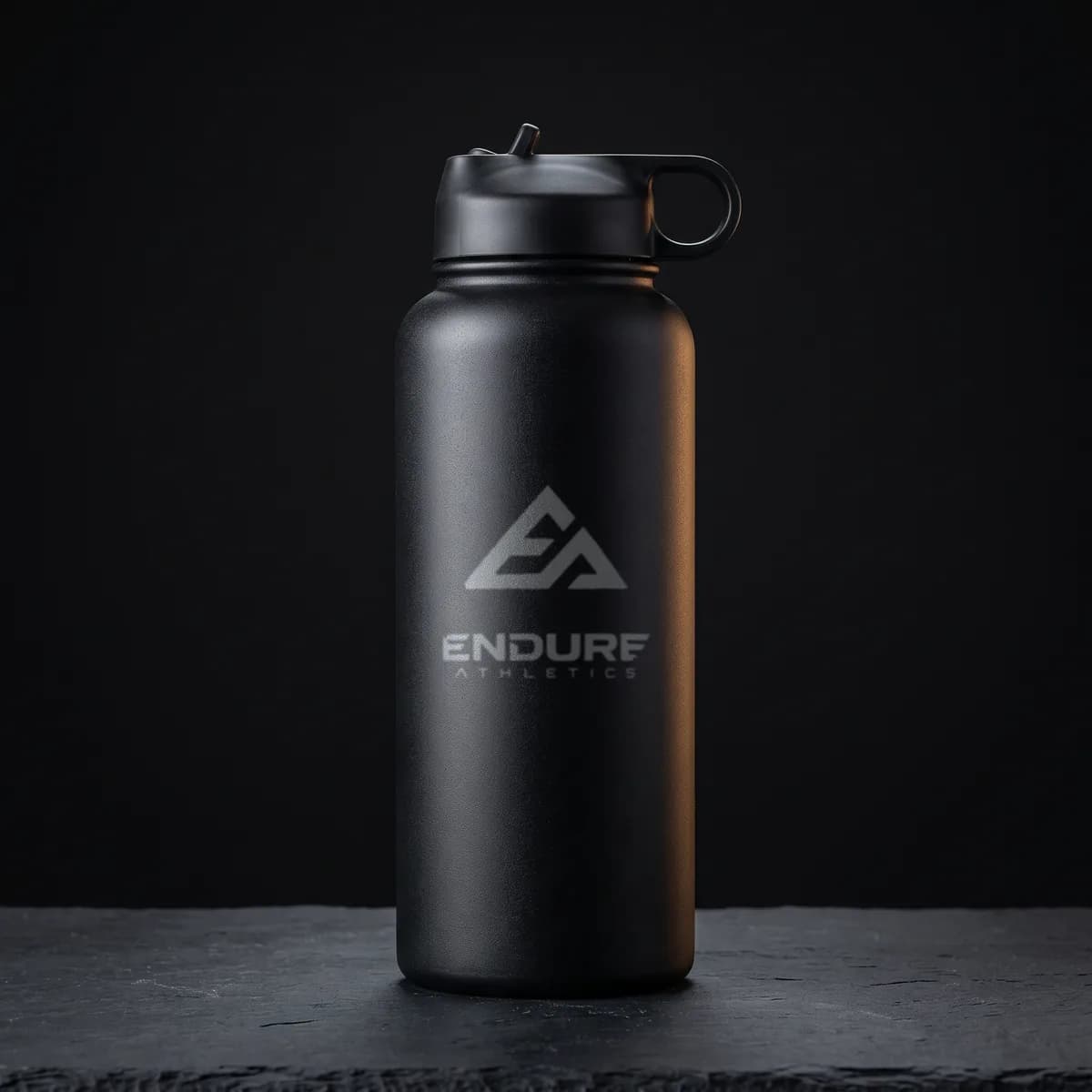 Steel Bottle 32 oz in Black — Endure Athletics