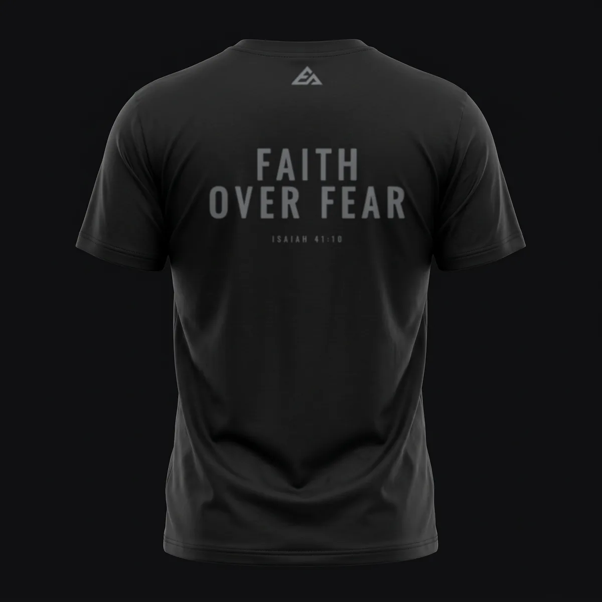 Faith Over Fear Tee in Black — Endure Athletics